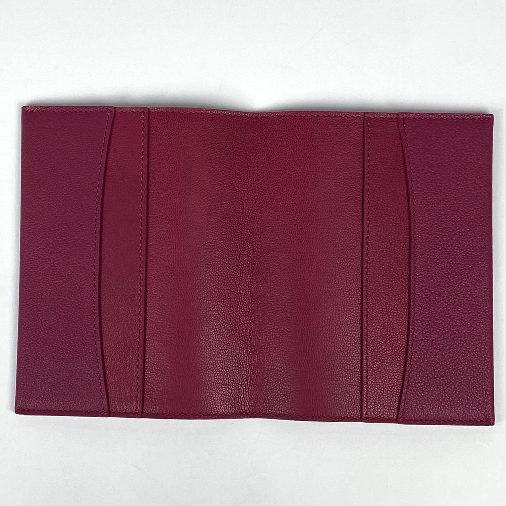 ルイ・ヴィトン クヴェルテュール カルネ PM ヴォーカシミール ノートカバー 手帳・ブックカバー レザー ボルドー M58152 レディース 【中古】brbag