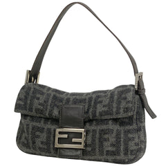 フェンディ ズッカ柄 ショルダーバッグ ハントバッグ ワンショルダー ショルダーバッグ ファブリック グレー 26424 レディース 【中古】brbag