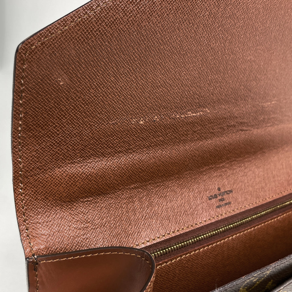 【ジャンク品】ルイ・ヴィトン モンソー 26 ショルダーバッグ 2WAY ハンドバッグ モノグラム ブラウン M51187 レディース 【中古】brbag