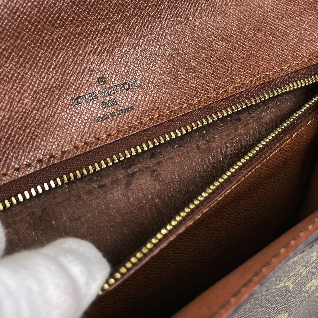 【ジャンク品】ルイ・ヴィトン モンソー 26 ショルダーバッグ 2WAY ハンドバッグ モノグラム ブラウン M51187 レディース 【中古】brbag