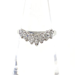 メレダイヤ デザインリング プラチナ 指輪 リング 11号 Pt900 ダイヤモンド レディース 【中古】nbjwl