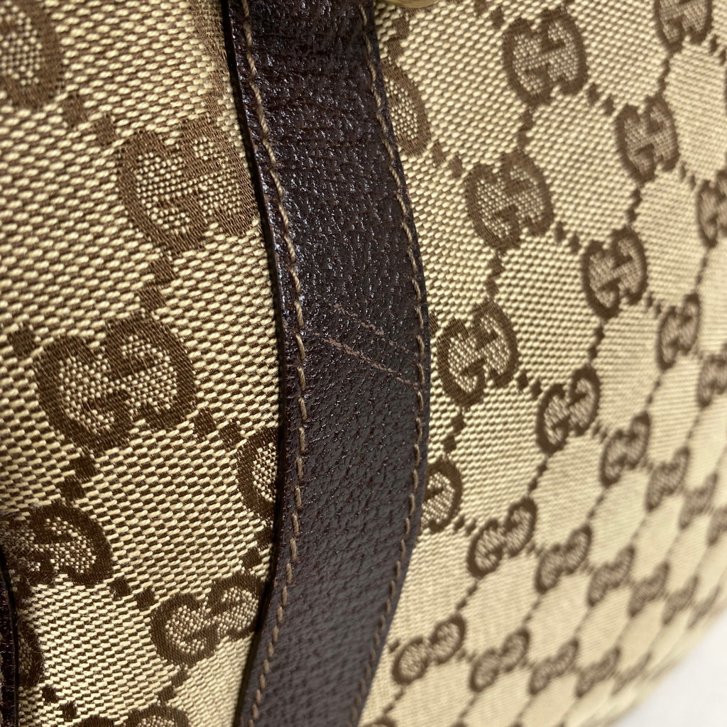 グッチ GG柄 ハンドバッグ 2WAY ショルダーバッグ アビー ハンドバッグ GGキャンバス ブラウン 130734 レディース 【中古】brbag