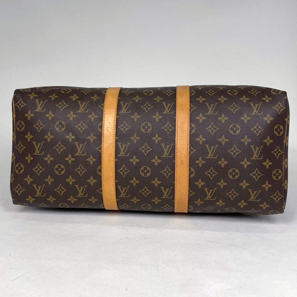 ルイ・ヴィトン キーポル 50 ハンドバッグ 旅行 出張 ビジネス ボストンバッグ モノグラム ブラウン M41426 レディース 【中古】brbag