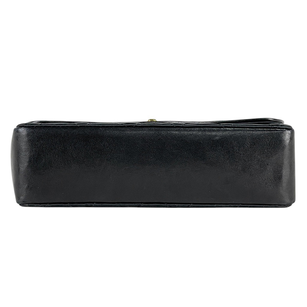 シャネル ココマーク チェーン ショルダーバッグ マトラッセ ショルダーバッグ サテン ブラック レディース 【中古】brbag