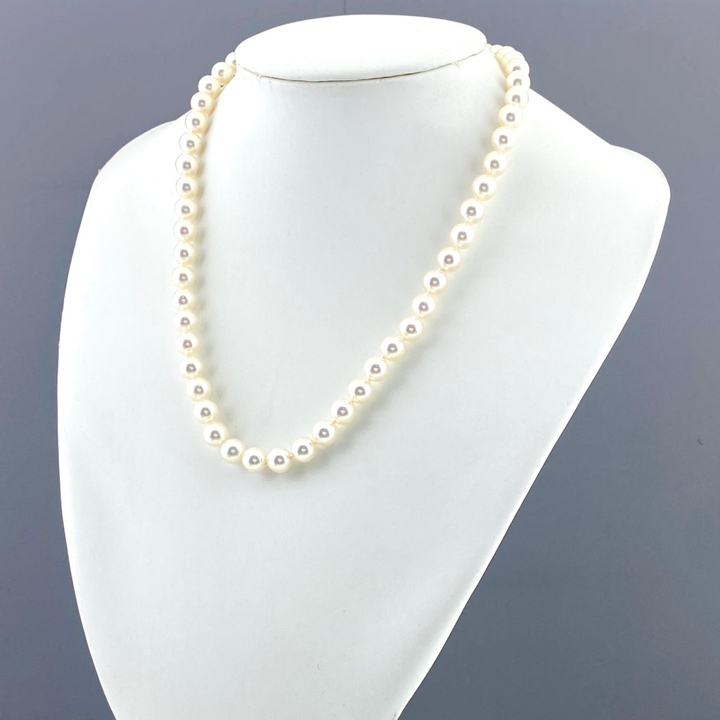 タサキ パール デザインネックレス シルバー 真珠 ネックレス SV パール レディース 【中古】brjwl