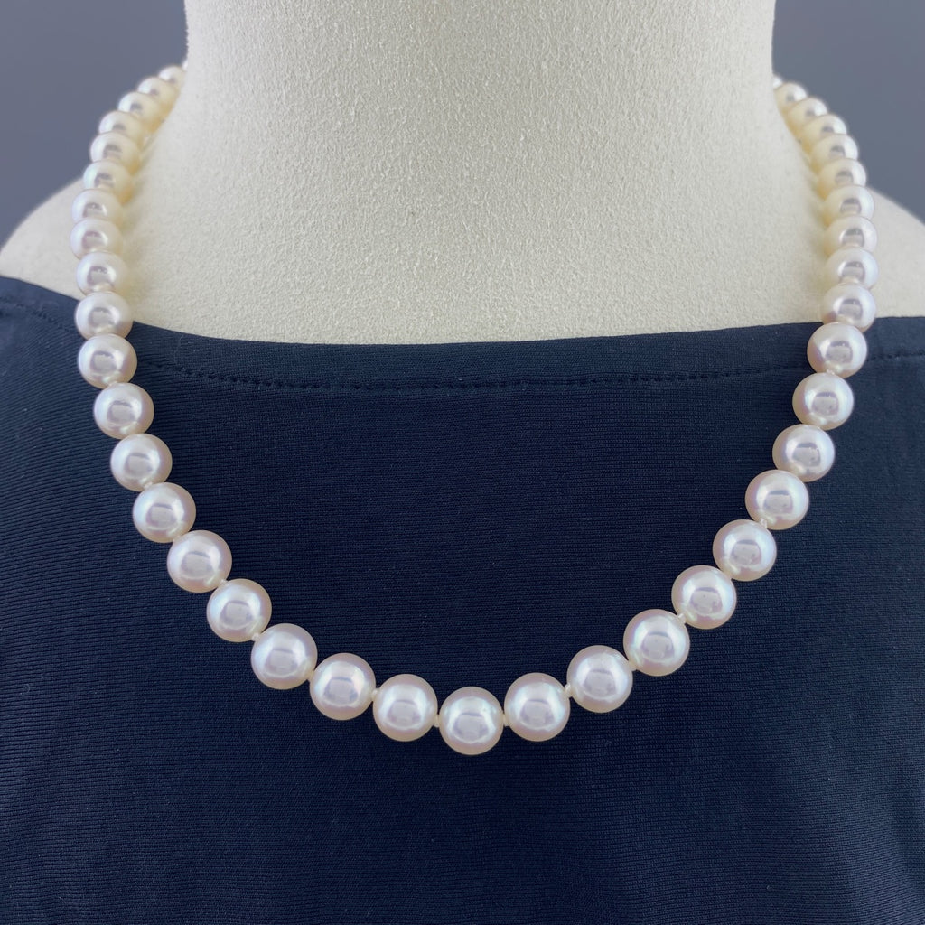 タサキ パール デザインネックレス シルバー 真珠 ネックレス SV パール レディース 【中古】brjwl