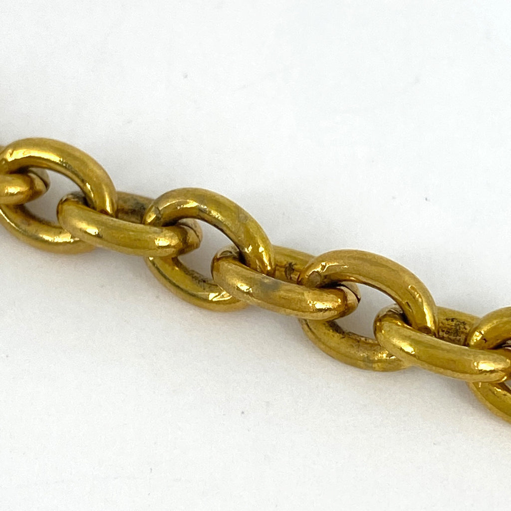 シャネル ココマーク チェーン ネックレス CCマーク ひし形 ロング ネックレス GP ゴールド レディース 【中古】bracc