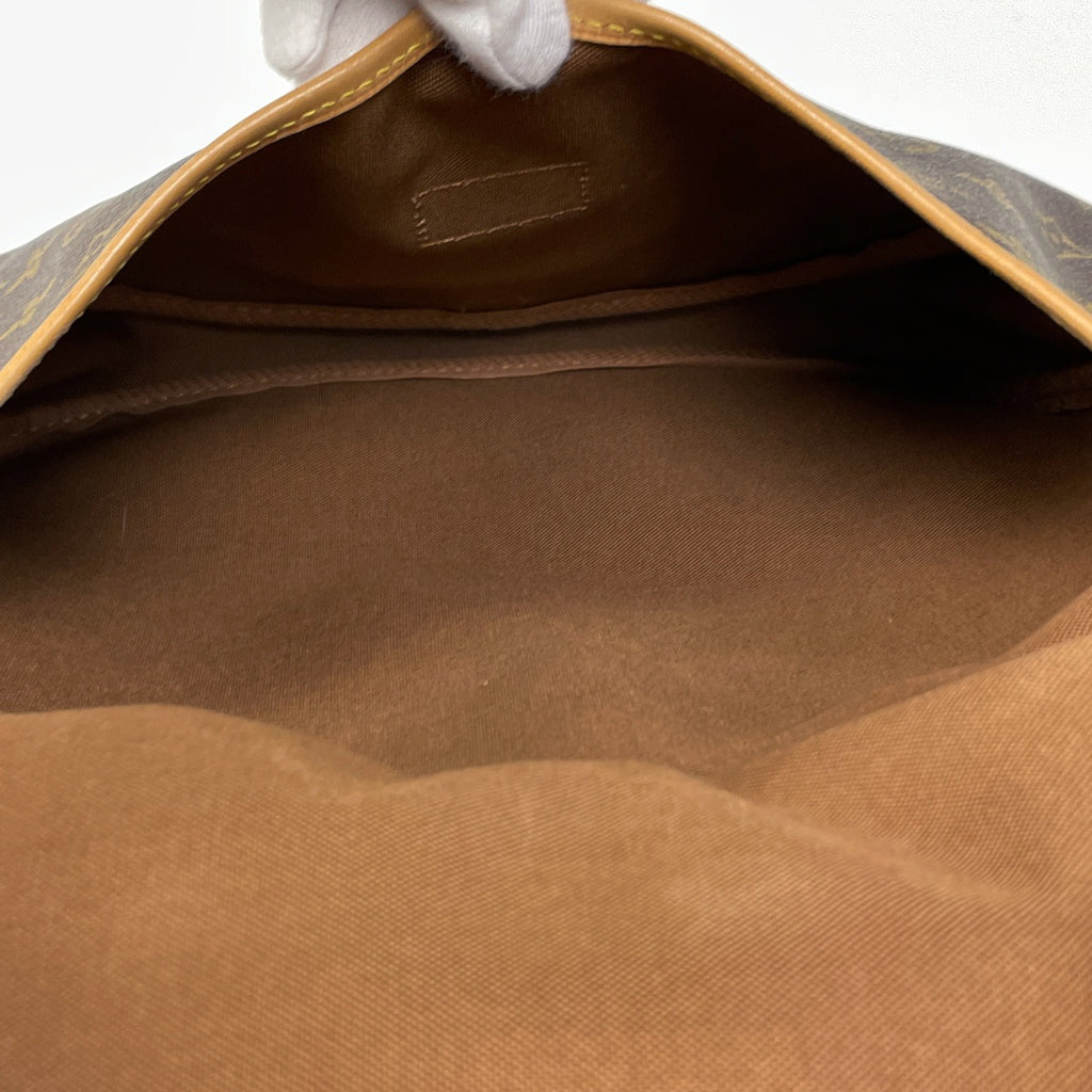 ルイ・ヴィトン ソミュール 30 斜め掛け ショルダーバッグ モノグラム ブラウン M42256 レディース 【中古】brbag