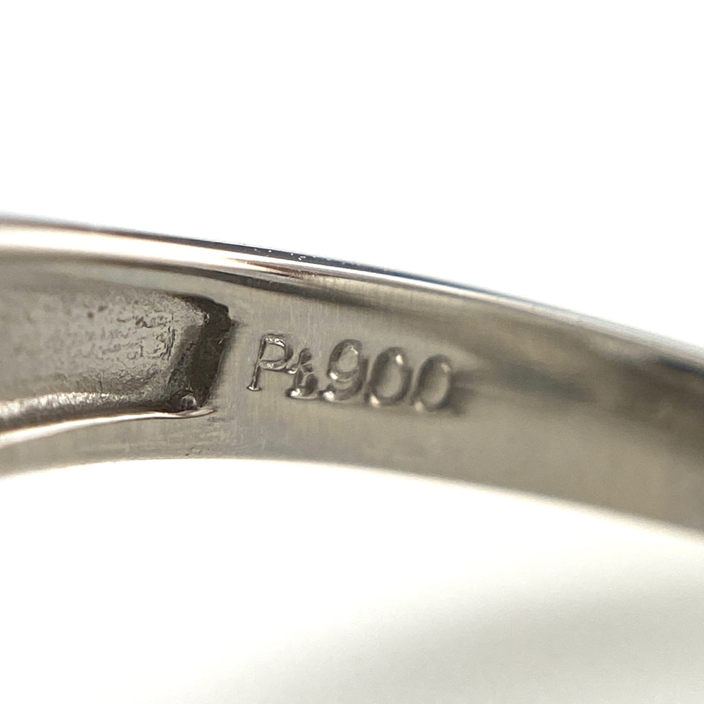 メレダイヤ デザインリング プラチナ 指輪 リング 11号 Pt900 ダイヤモンド レディース 【中古】nbjwl