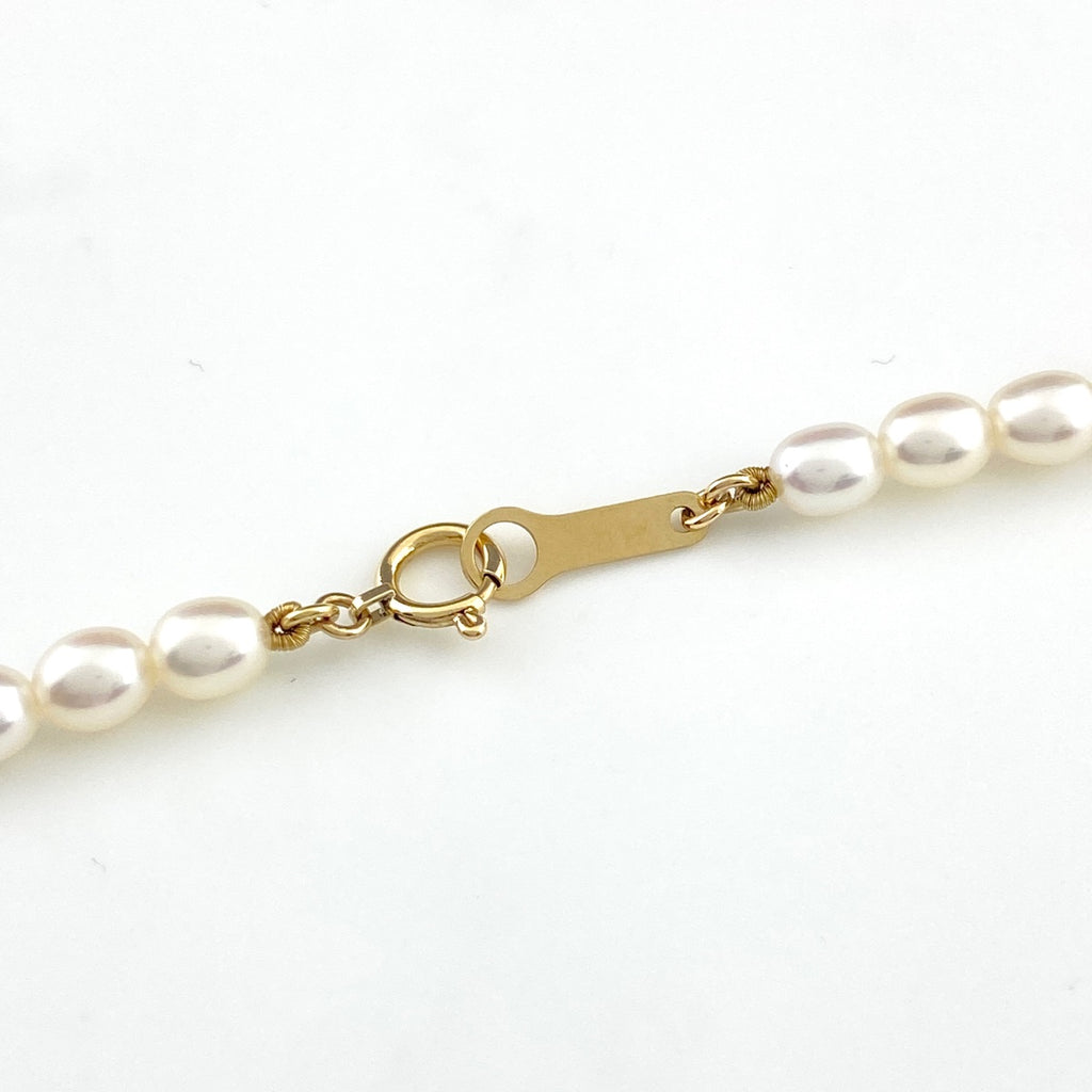 タサキ パール デザインネックレス YG イエローゴールド ペンダント 真珠 ネックレス K18 パール レディース 【中古】brjwl