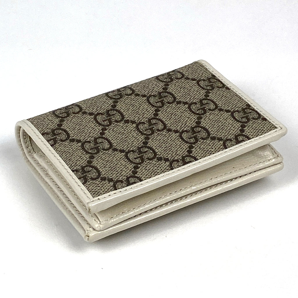 グッチ ホースビット 二つ折り 財布 札入れ 小銭入れ 二つ折り財布 コーティングキャンバス ベージュ 621887 レディース 【中古】brbag