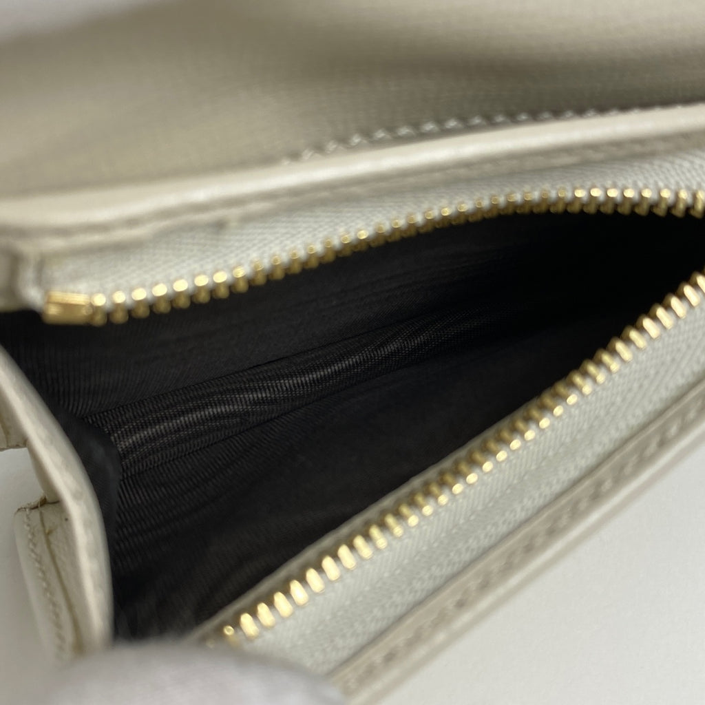 グッチ ホースビット 二つ折り 財布 札入れ 小銭入れ 二つ折り財布 コーティングキャンバス ベージュ 621887 レディース 【中古】brbag