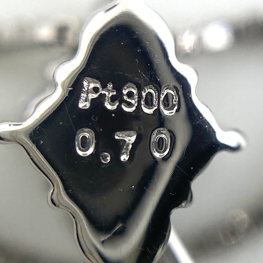 メレダイヤ デザインネックレス プラチナ ペンダント ネックレス Pt900 Pt850 ダイヤモンド レディース 【中古】nbjwl