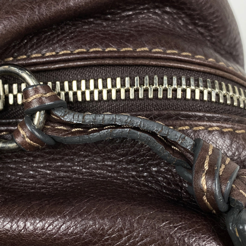 クロエ パディントン ハンドバッグ ミニ ハンドバッグ レザー ダークブラウン レディース 【中古】brbag