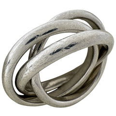 ティファニー 3連 リング リング 11号 シルバー925 レディース ブランドアクセサリー 【中古】bracc