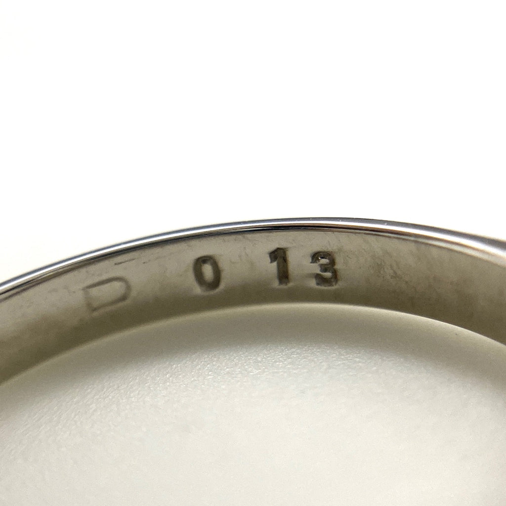 メレダイヤ デザインリング プラチナ 指輪 リング 15号 Pt850 ダイヤモンド レディース 【中古】nbjwl