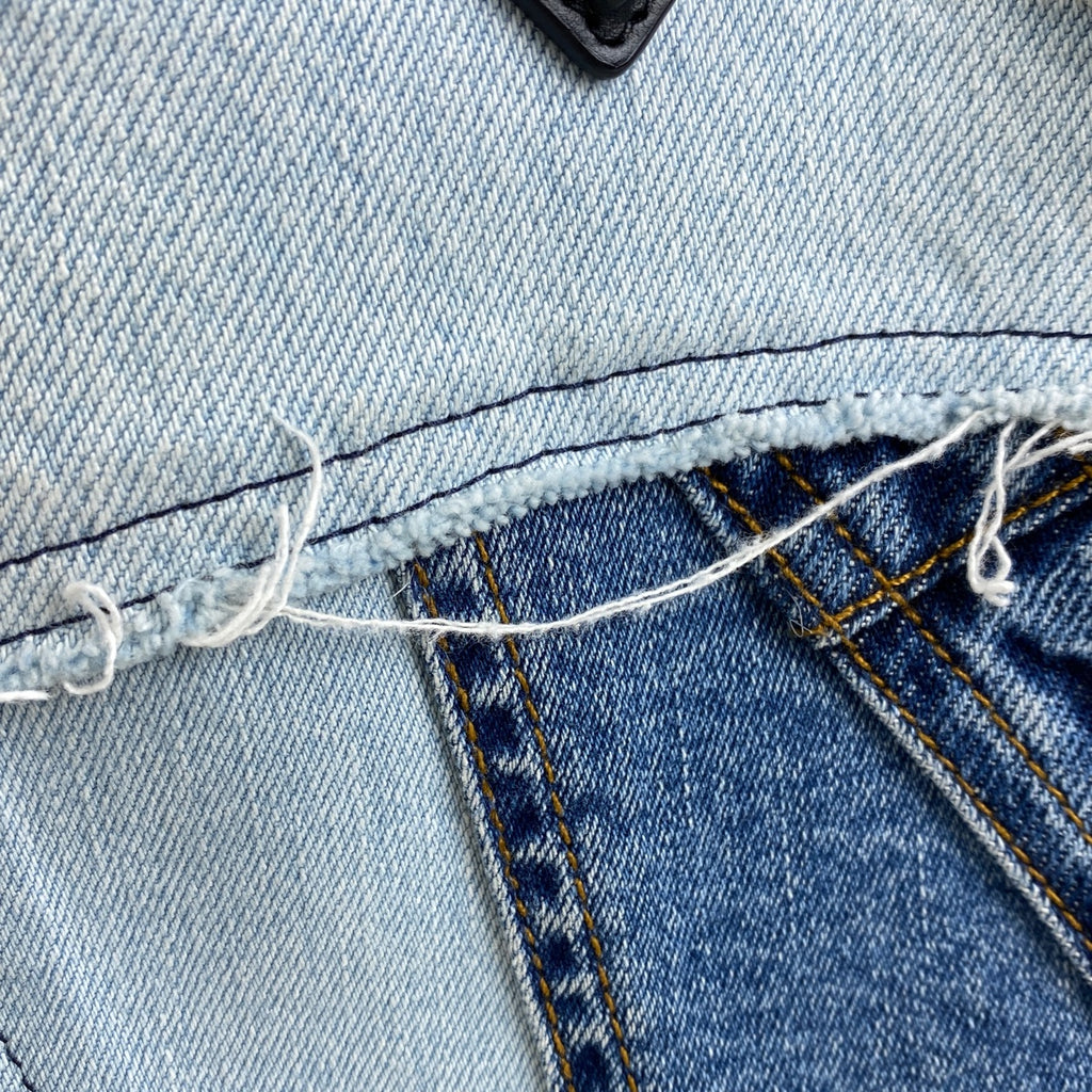 ドルチェアンドガッバーナ ロゴ トートバッグ 2WAY ショルダーバッグ ハンドバッグ デニム ブルー レディース 【中古】brbag