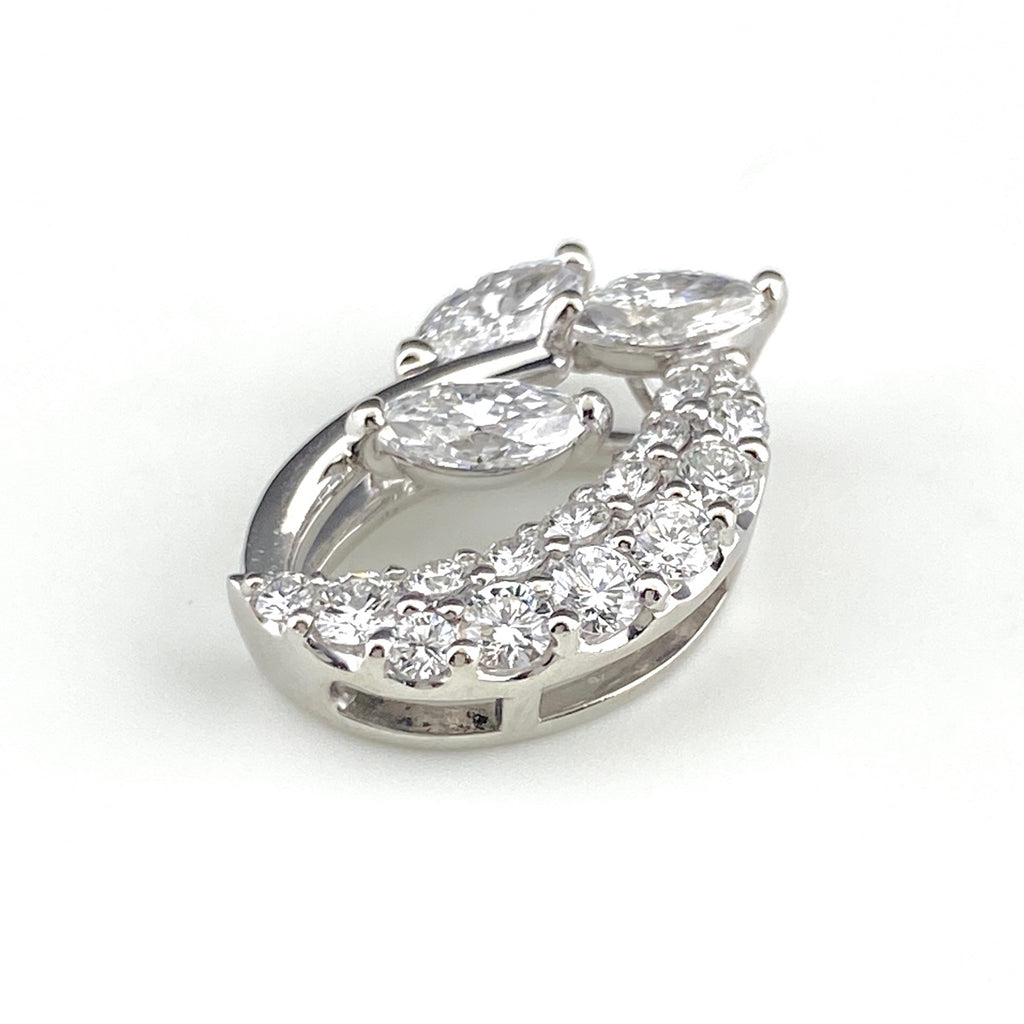 モニッケンダム メレダイヤ ペンダントトップ プラチナ ペンダントトップ Pt900 ダイヤモンド レディース 【中古】brjwl