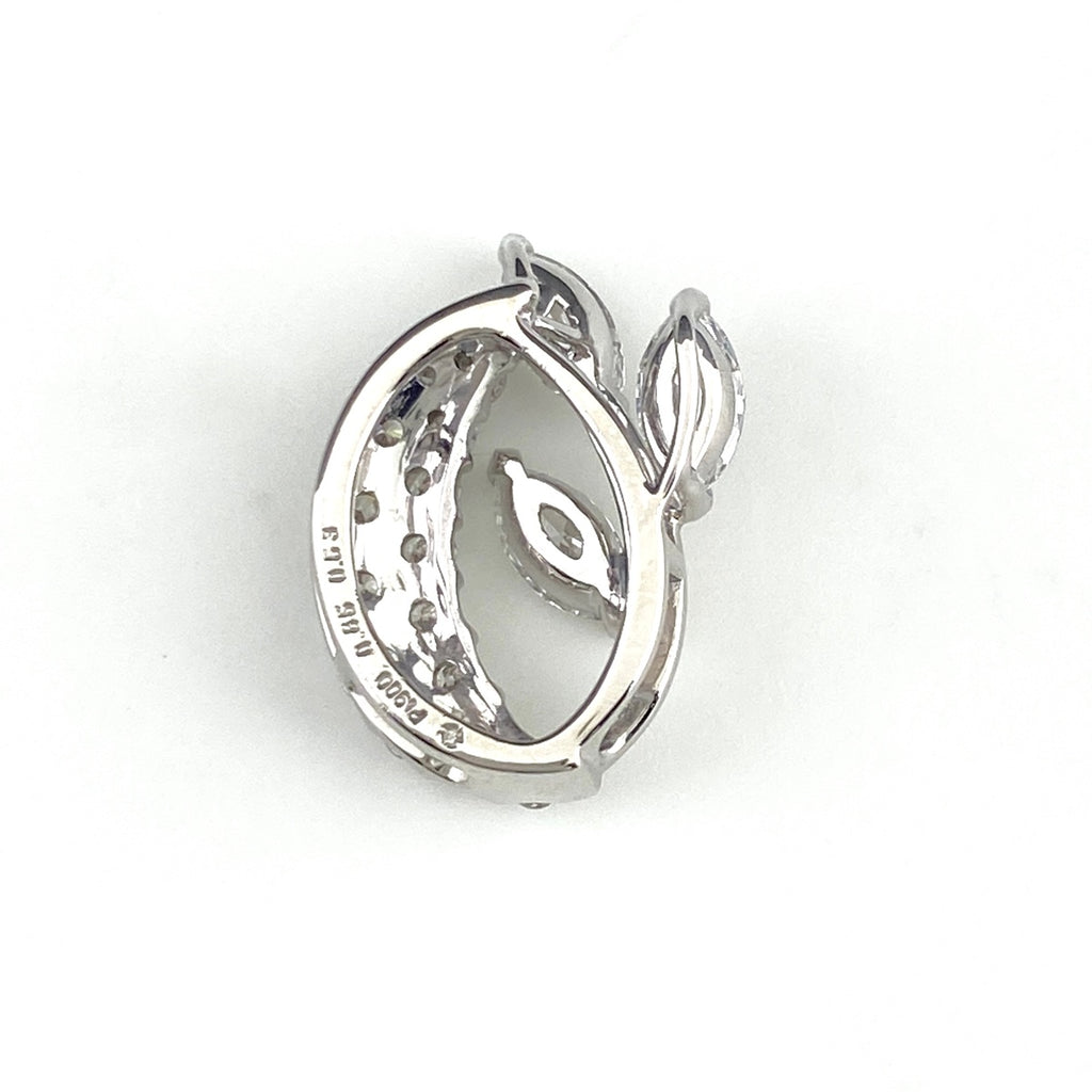 モニッケンダム メレダイヤ ペンダントトップ プラチナ ペンダントトップ Pt900 ダイヤモンド レディース 【中古】brjwl