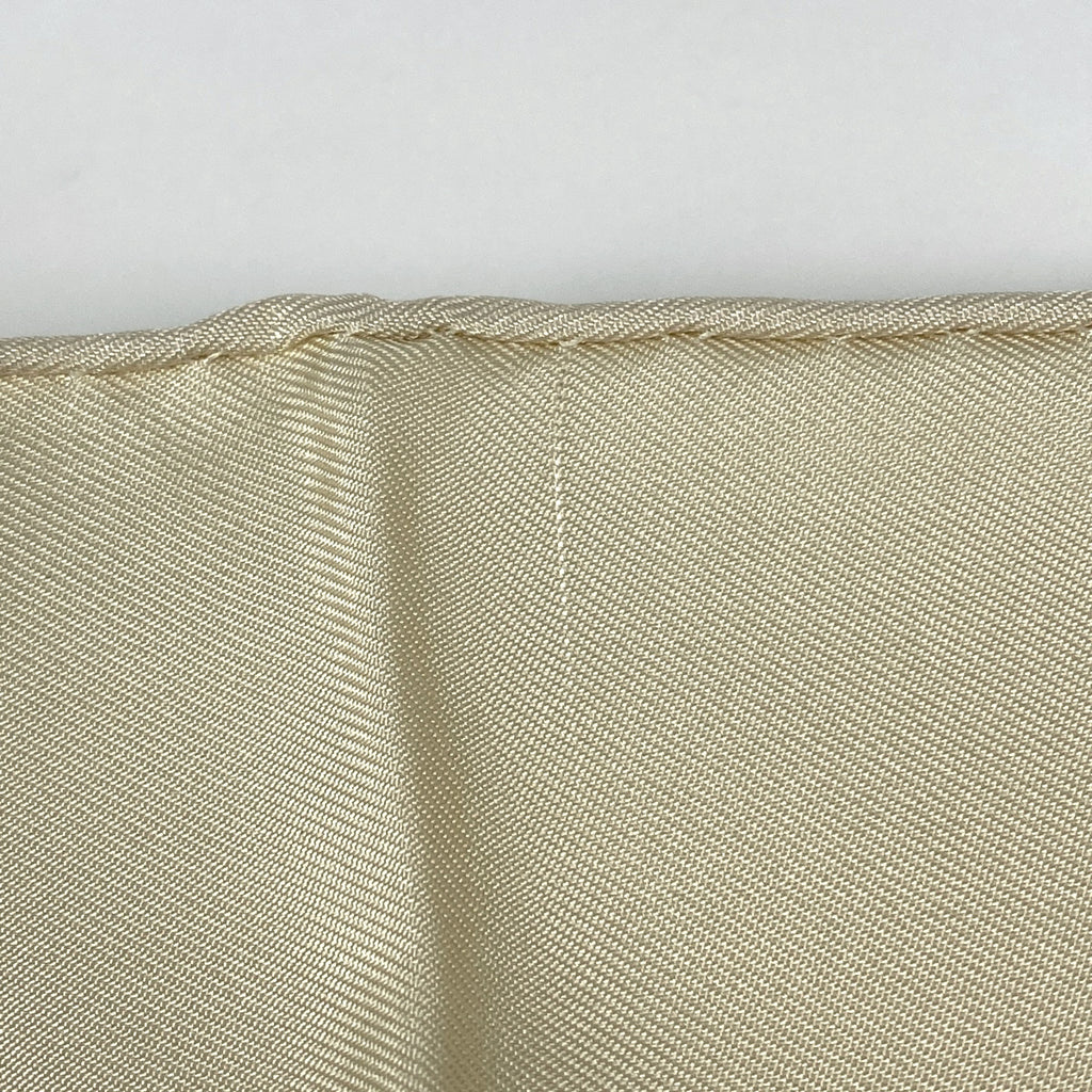 エルメス カレ90 La Musique des Spheres 球体が奏でる音楽 スカーフ シルク ベージュ マルチカラー レディース 【中古】brbag