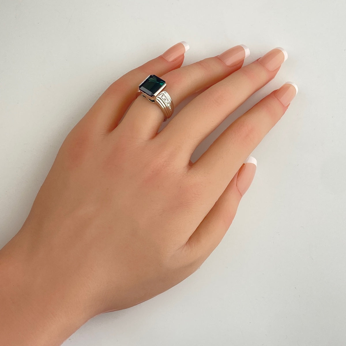 バイセル公式】タサキ トルマリン デザインリング プラチナ 指輪