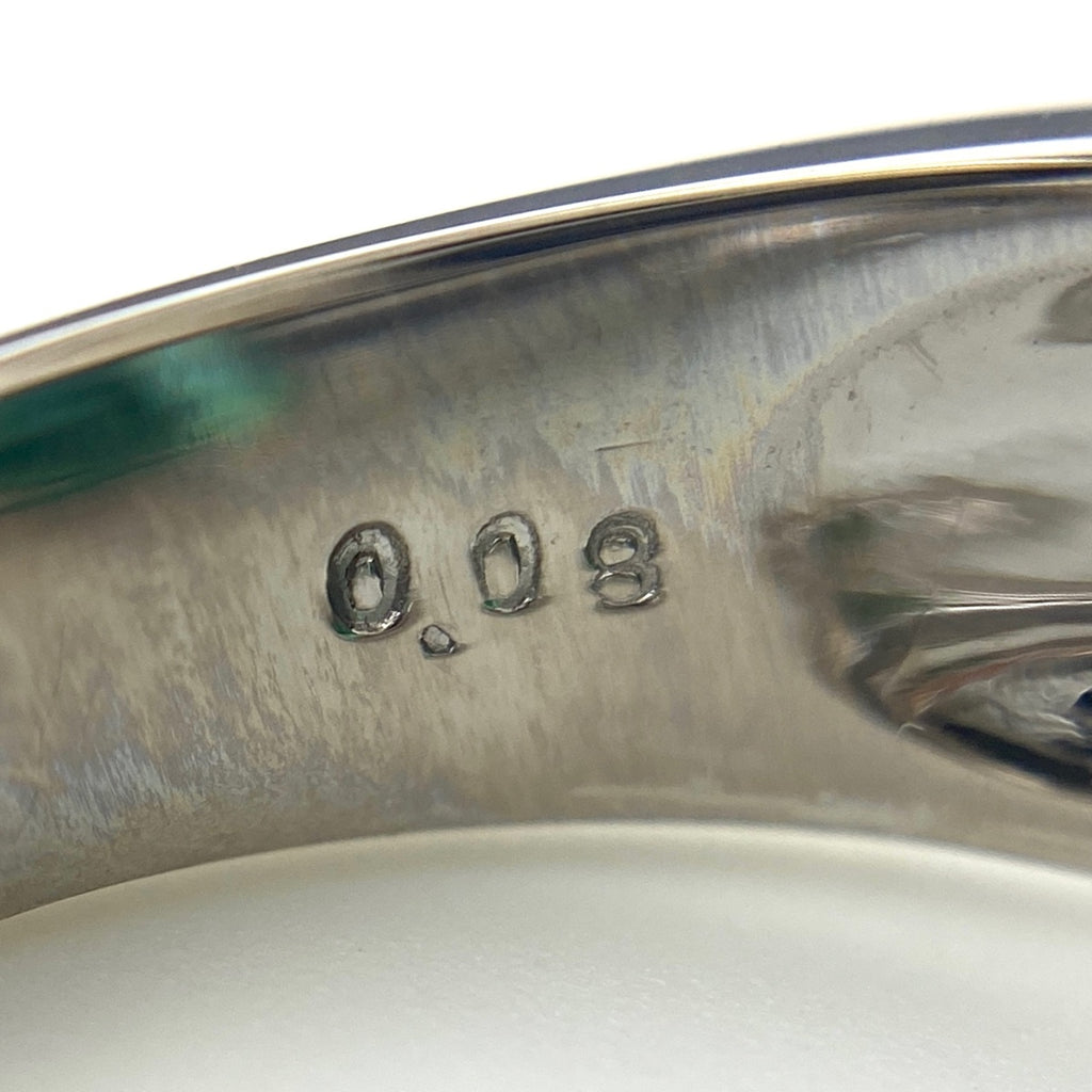 タサキ トルマリン デザインリング プラチナ 指輪 メレダイヤ リング 11.5号 Pt900 トルマリン ダイヤモンド レディース 【中古】brjwl