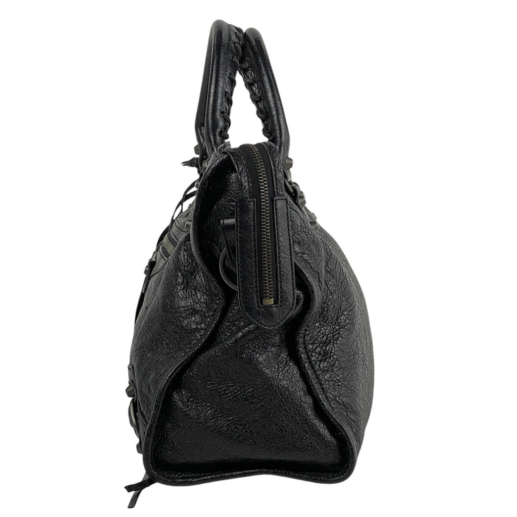 バレンシアガ ザ シティ 2WAY ショルダーバック ハンドバッグ レザー ブラック 115748 レディース 【中古】brbag