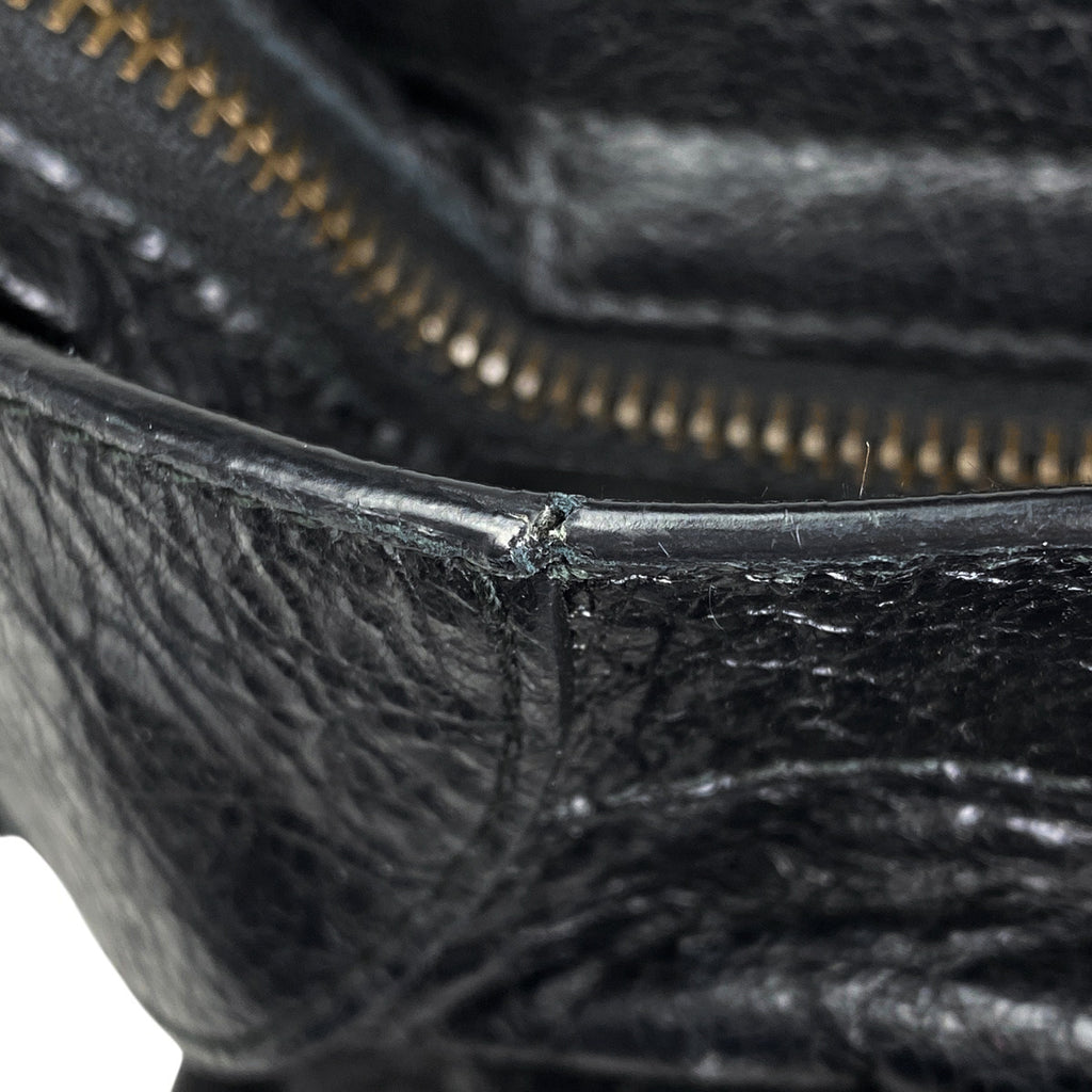 バレンシアガ ザ シティ 2WAY ショルダーバック ハンドバッグ レザー ブラック 115748 レディース 【中古】brbag