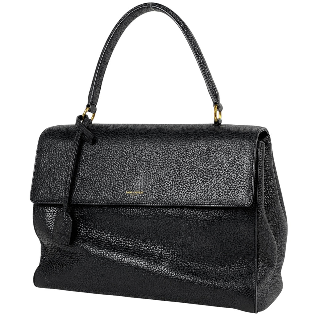 サンローランパリ サック ムジーク ハンドバッグ YSL ハンドバッグ レザー ブラック 355156 レディース 【中古】brbag