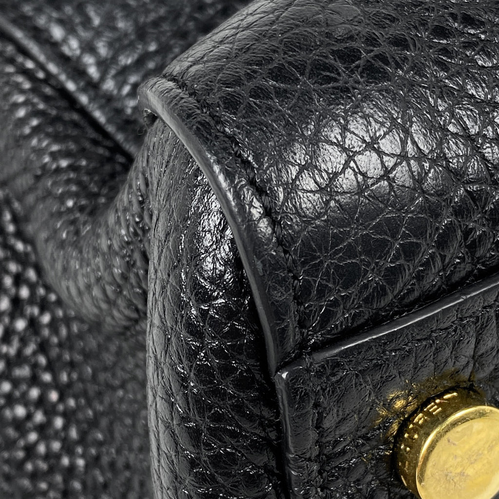 サンローランパリ サック ムジーク ハンドバッグ YSL ハンドバッグ レザー ブラック 355156 レディース 【中古】brbag