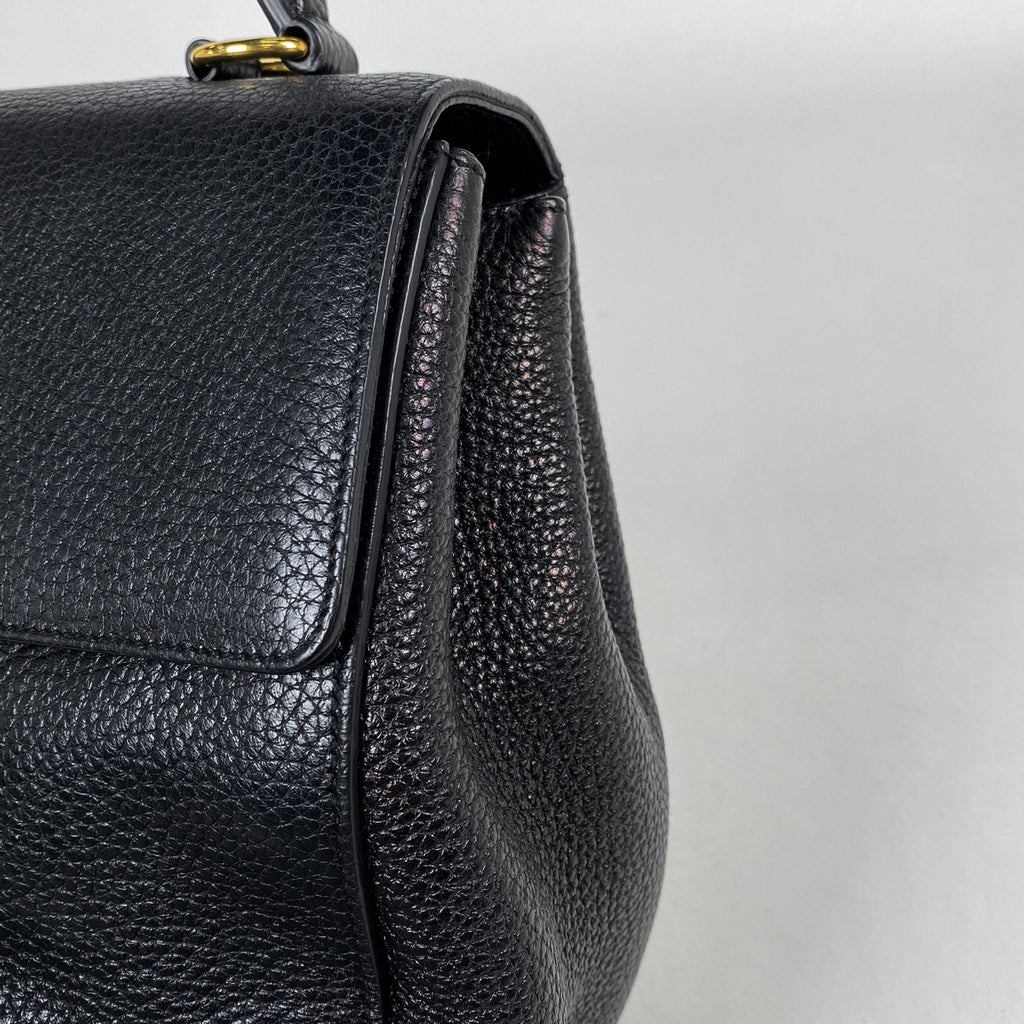 サンローランパリ サック ムジーク ハンドバッグ YSL ハンドバッグ レザー ブラック 355156 レディース 【中古】brbag