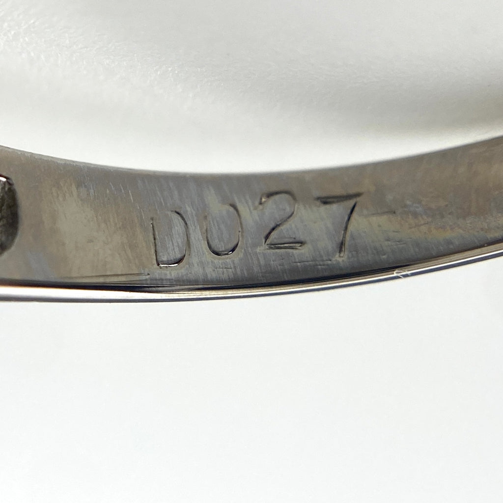 クリソベリルキャッツアイ デザインリング プラチナ 指輪 メレダイヤ リング Pt900 クリソベリルキャッツアイ ダイヤモンド レディース 【中古】nbjwl