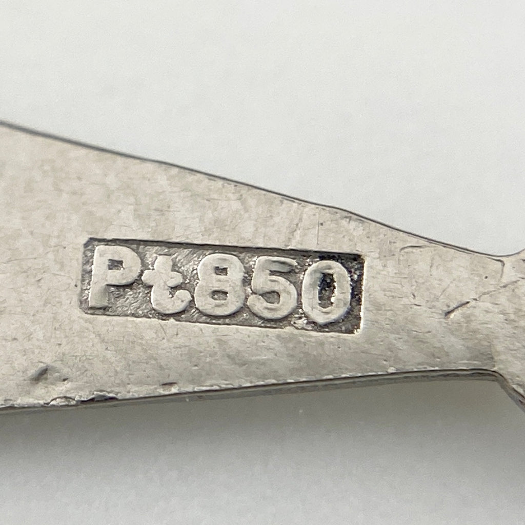 ダイヤモンド デザインネックレス プラチナ ペンダント ネックレス Pt850 ダイヤモンド レディース 【中古】nbjwl