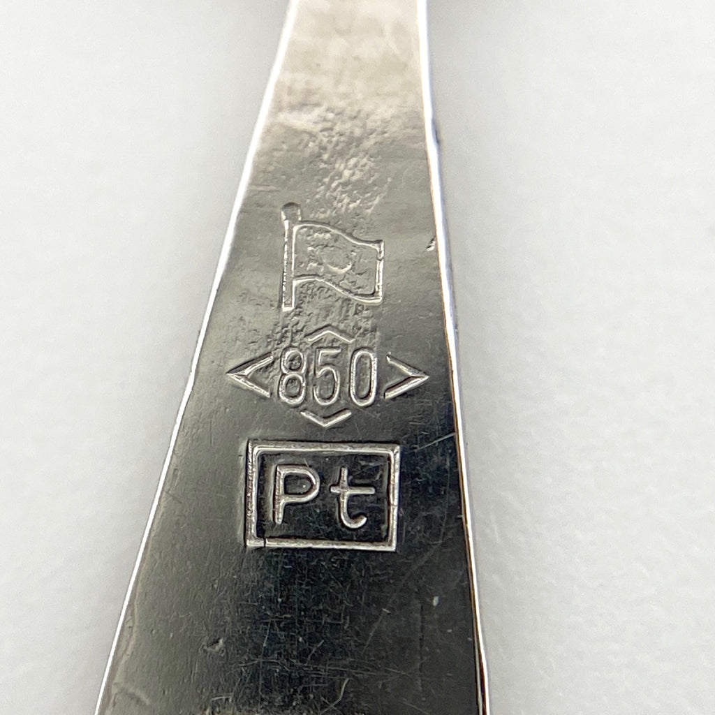 ダイヤモンド デザインネックレス プラチナ ペンダント ネックレス Pt850 ダイヤモンド レディース 【中古】nbjwl