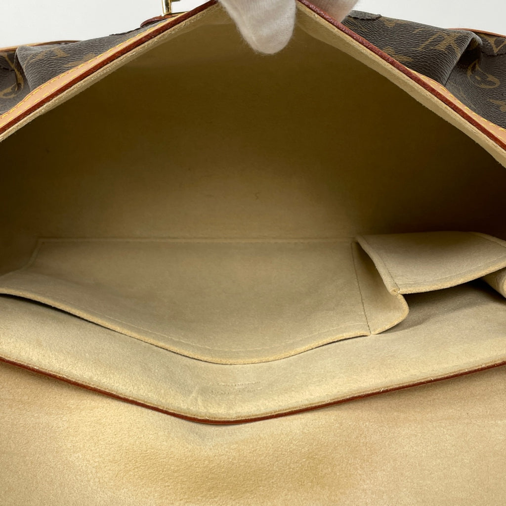 ルイ・ヴィトン ビバリー MM ワンショルダー 肩掛け ショルダーバッグ モノグラム ブラウン Ｍ40121 レディース 【中古】brbag