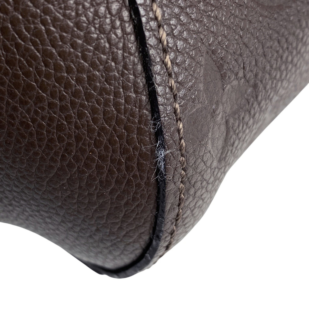 ルイ・ヴィトン モンテーニュ MM 2WAY ショルダーバッグ ハンドバッグ モノグラムアンプラント テール(ダークブラウン) M41047 レディース 【中古】brbag