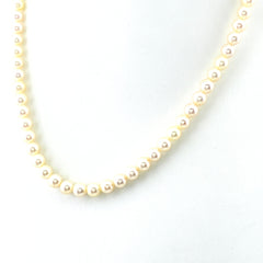 ミキモト パール デザインネックレス シルバー 真珠 ネックレス SV パール レディース 【中古】brjwl