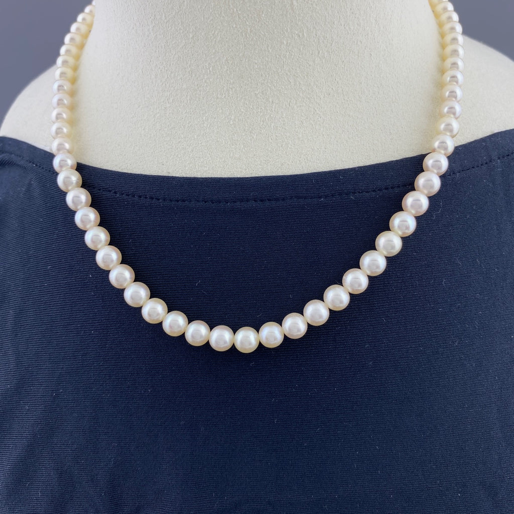 ミキモト パール デザインネックレス シルバー 真珠 ネックレス SV パール レディース 【中古】brjwl