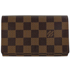 ルイ・ヴィトン ポルトフォイユ トレゾール 二つ折り財布 ダミエ ブラウン N61736 レディース 【中古】brbag