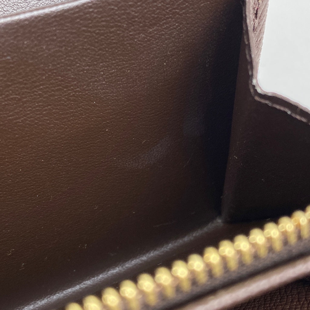 ルイ・ヴィトン ポルトフォイユ トレゾール 二つ折り財布 ダミエ ブラウン N61736 レディース 【中古】brbag