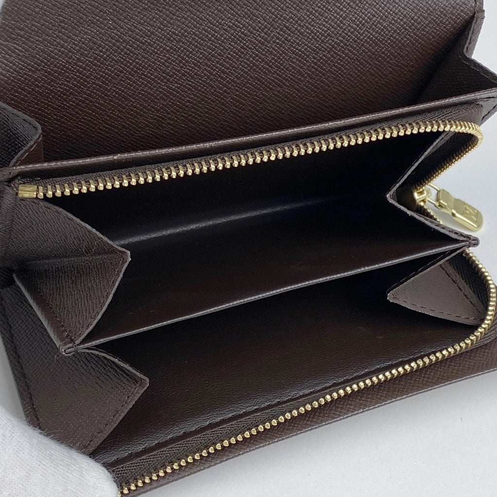 ルイ・ヴィトン ポルトフォイユ トレゾール 二つ折り財布 ダミエ ブラウン N61736 レディース 【中古】brbag