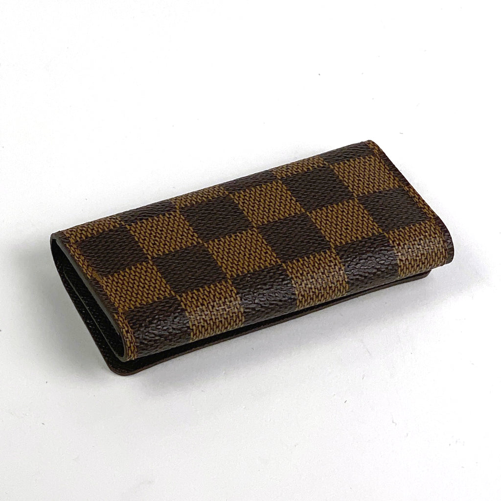 ルイ・ヴィトン ミュルティクレ 4 キーフック キーホルダー キーケース ダミエ ブラウン N62631 レディース 【中古】brbag