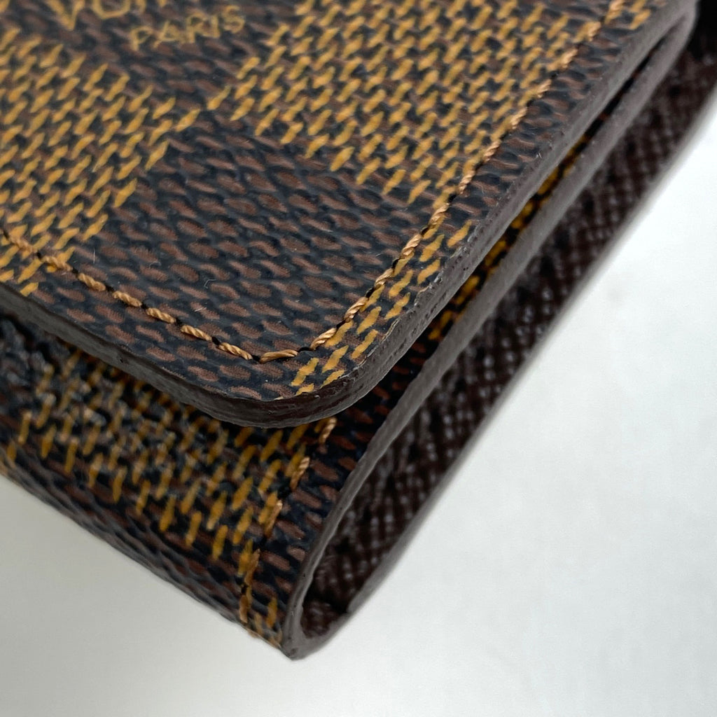 ルイ・ヴィトン ミュルティクレ 4 キーフック キーホルダー キーケース ダミエ ブラウン N62631 レディース 【中古】brbag