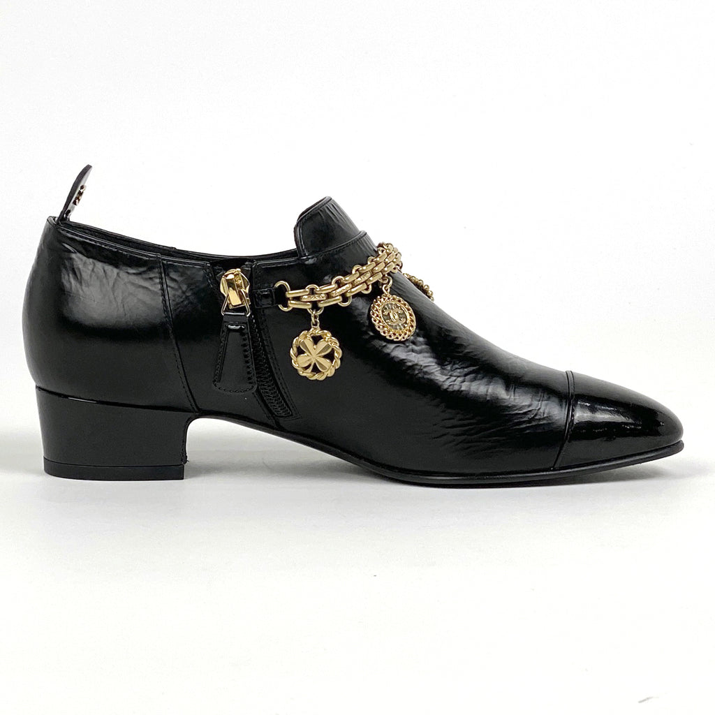 シャネル ココマーク パンプス ライオン チャーム 靴 パンプス レザー ブラック レディース 【中古】brapp