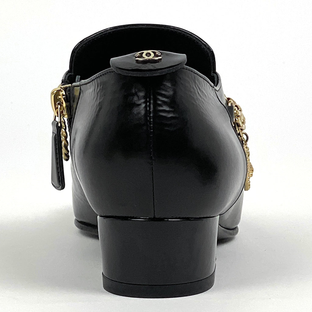 シャネル ココマーク パンプス ライオン チャーム 靴 パンプス レザー ブラック レディース 【中古】brapp