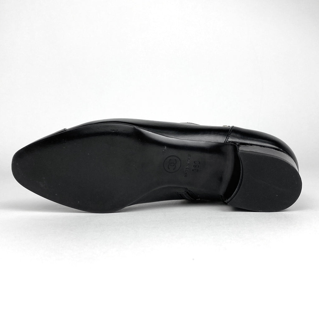 シャネル ココマーク パンプス ライオン チャーム 靴 パンプス レザー ブラック レディース 【中古】brapp