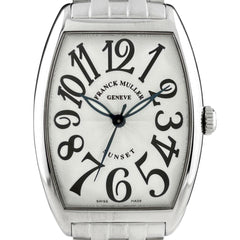 フランクミュラー トノーカーベックス サンセット 2852SC SUN 腕時計 SS 自動巻き シルバー メンズ 中古 wtcbb