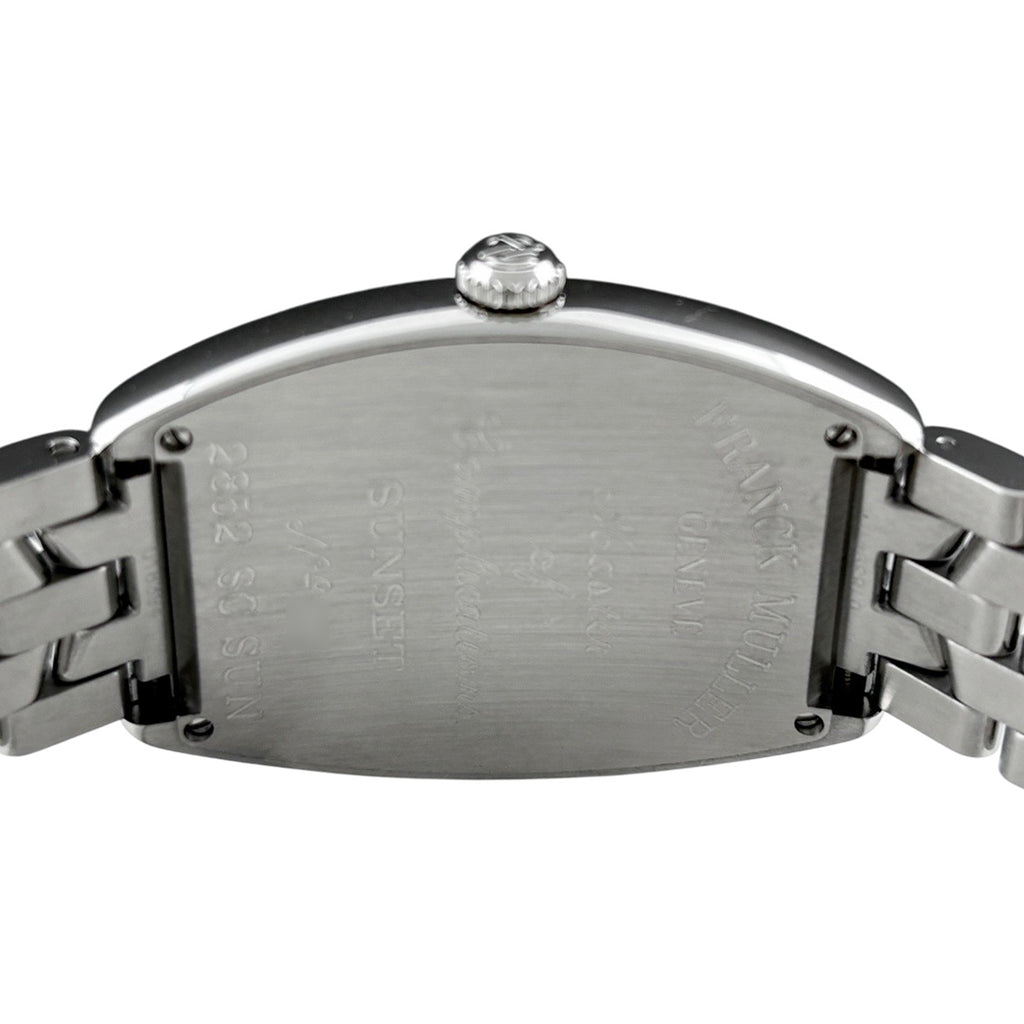 フランクミュラー トノーカーベックス サンセット 2852SC SUN 腕時計 SS 自動巻き シルバー メンズ 中古 wtcbb