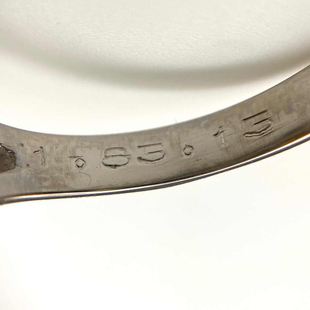 【状態良好】 ファイアオパール リング プラチナ 指輪 メレダイヤ 12.5号 Pt900 オパール ダイヤモンド レディース 【中古】nbjwl