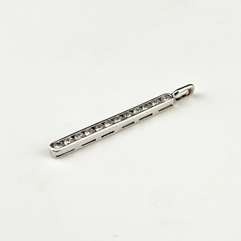 メレダイヤ デザインペンダントトップ WG ホワイトゴールド ペンダントトップ K18 WG ダイヤモンド レディース 【中古】nbjwl